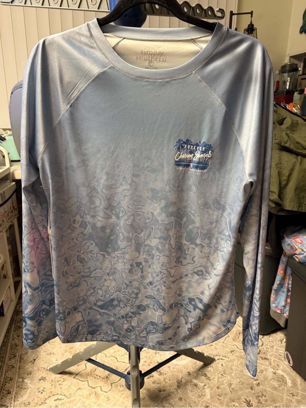 Brand New with tags - Simply Southern Woman’s ' Blue Long-Sleeve Performance